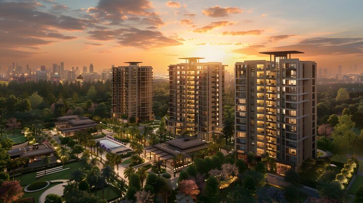 Saya Premium Residences Phase 2 proposed 3 4 BHK luxury flats in Raj Nagar Extension